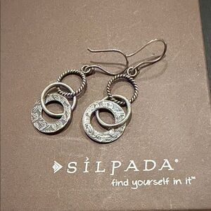 Silpada triple threat W1616 dangle earrings